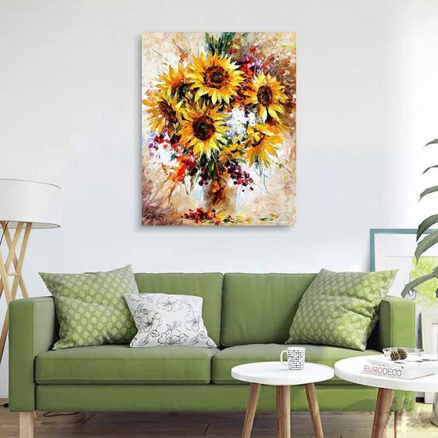 Yellow Sunflower - Moderne Artist