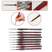 Professional Wooden Brushes - 9 pcs - Wireless Life